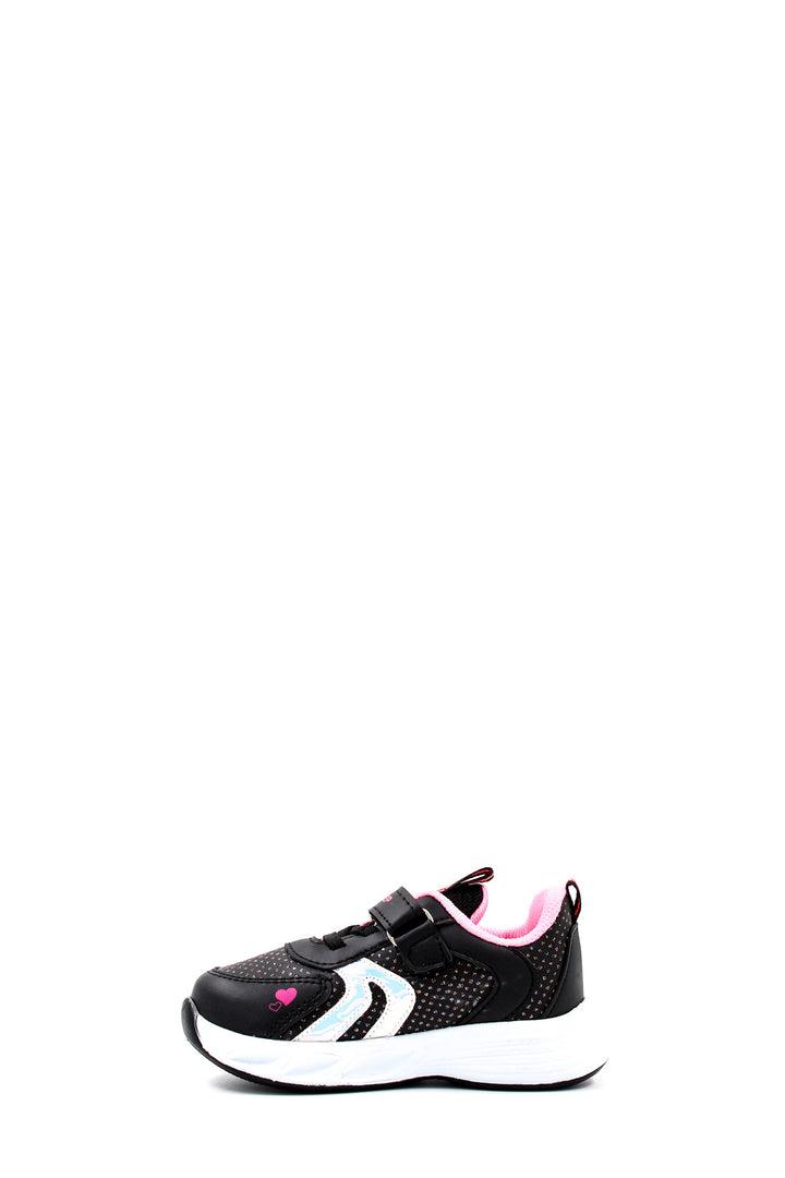 FST Baby Sneaker Shoes 461BA204 Black Fuchsia - Abilene