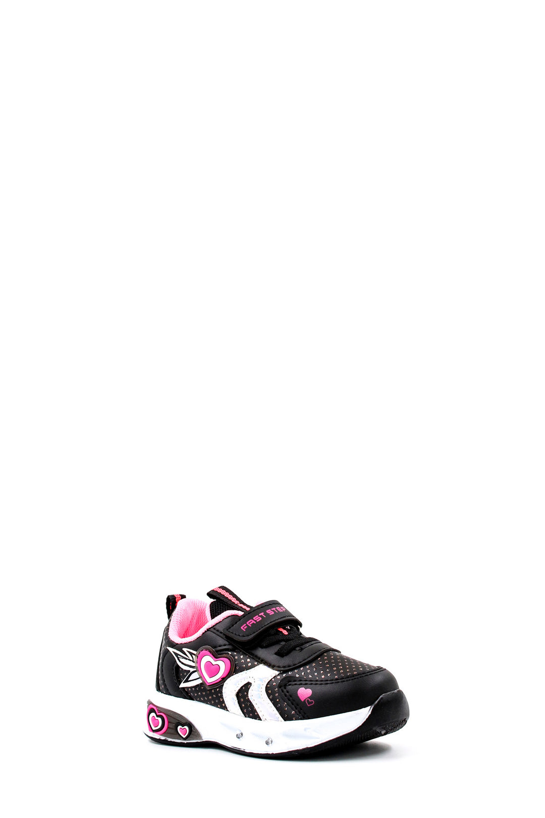 FST Baby Sneaker Shoes 461BA204 Black Fuchsia - Abilene