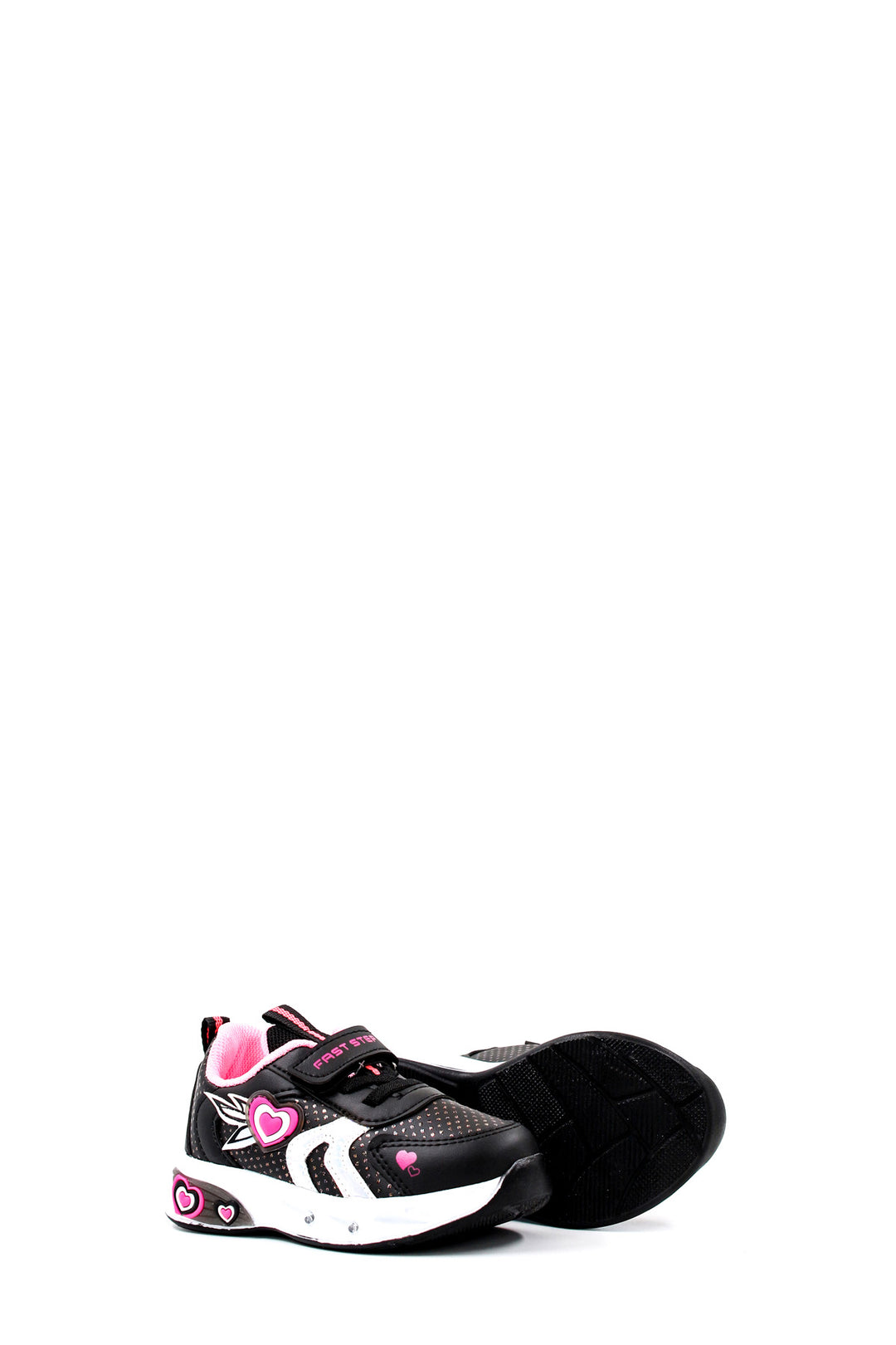 FST Baby Sneaker Shoes 461BA204 Black Fuchsia - Abilene