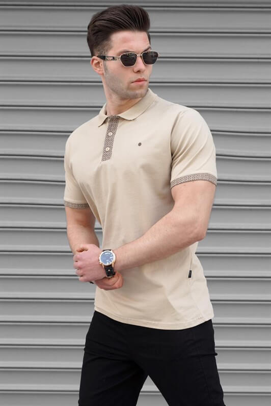 MDX Beige Plank Polo Neck Fort