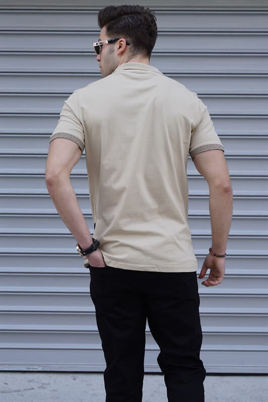 MDX Beige Plank Polo Neck Fort