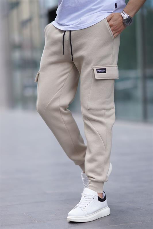 MDX Beige Cargo Pocket Men's Sweatpants 6526 - Balingen