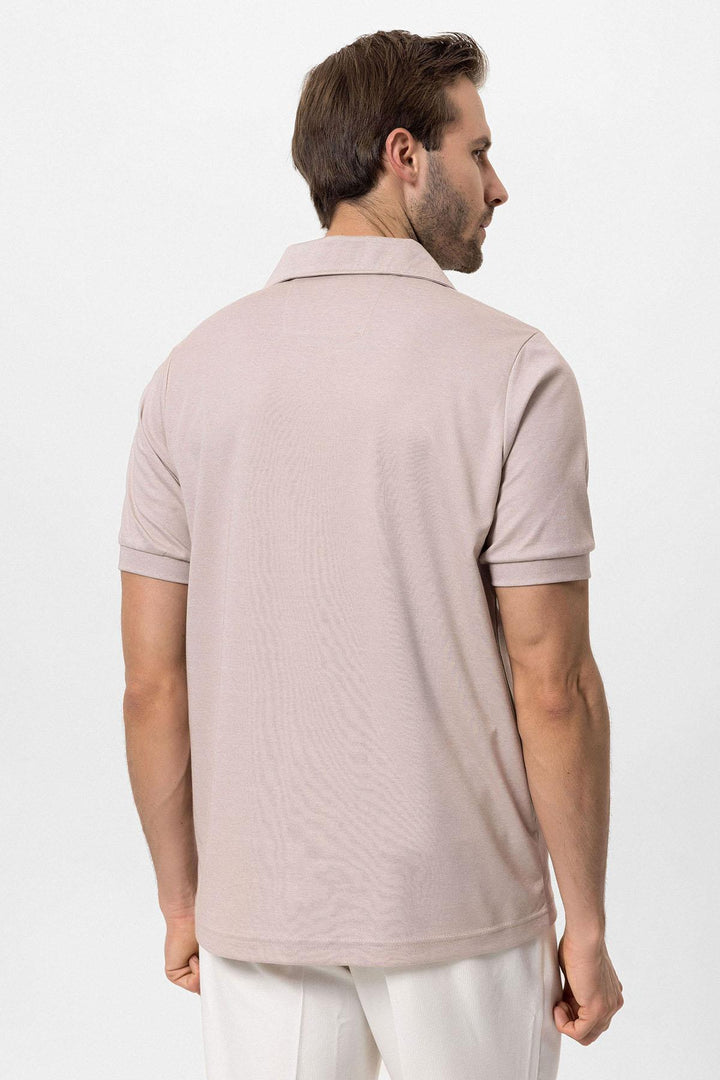 ANT Regular Fit Open Neck Men's T-Shirt - Stonecrest