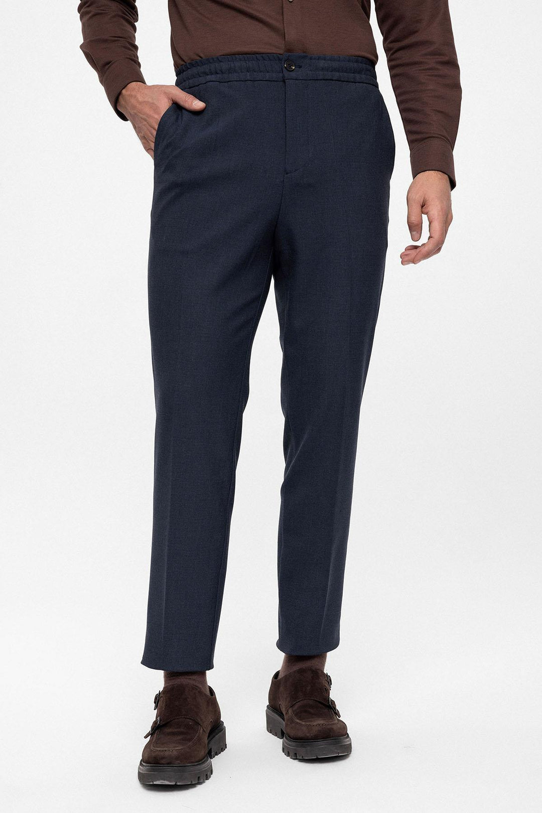 ANT Regular Fit Men's Trousers with Elastic Waist - Menifee