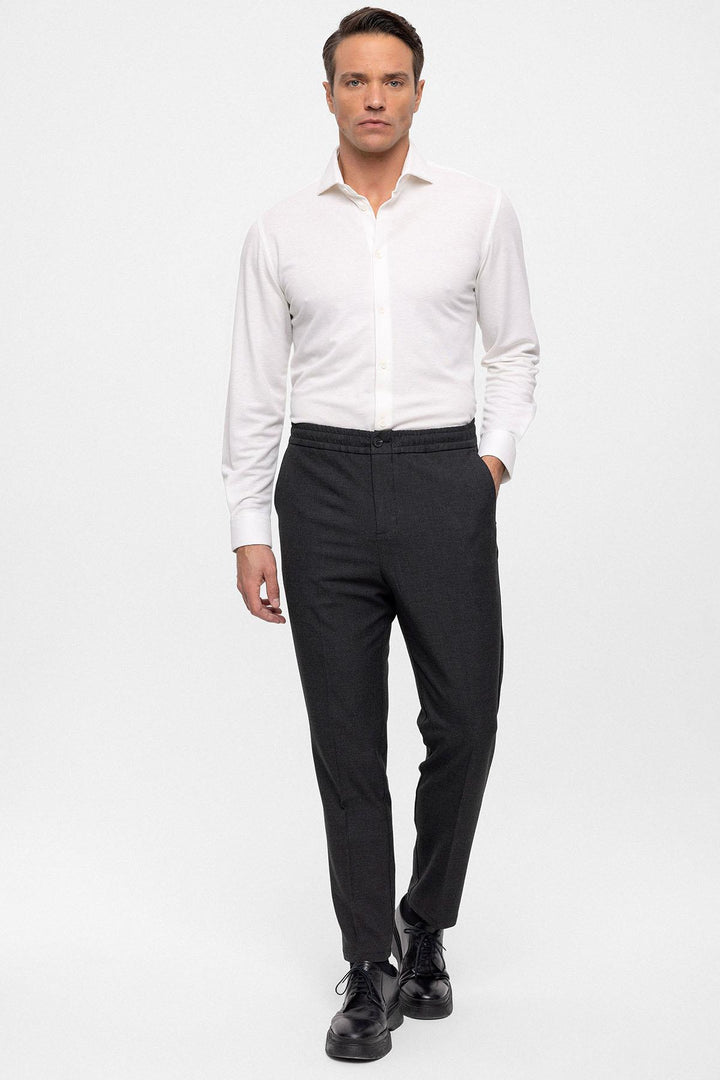 ANT Regular Fit Men's Trousers with Elastic Waist - Manchester