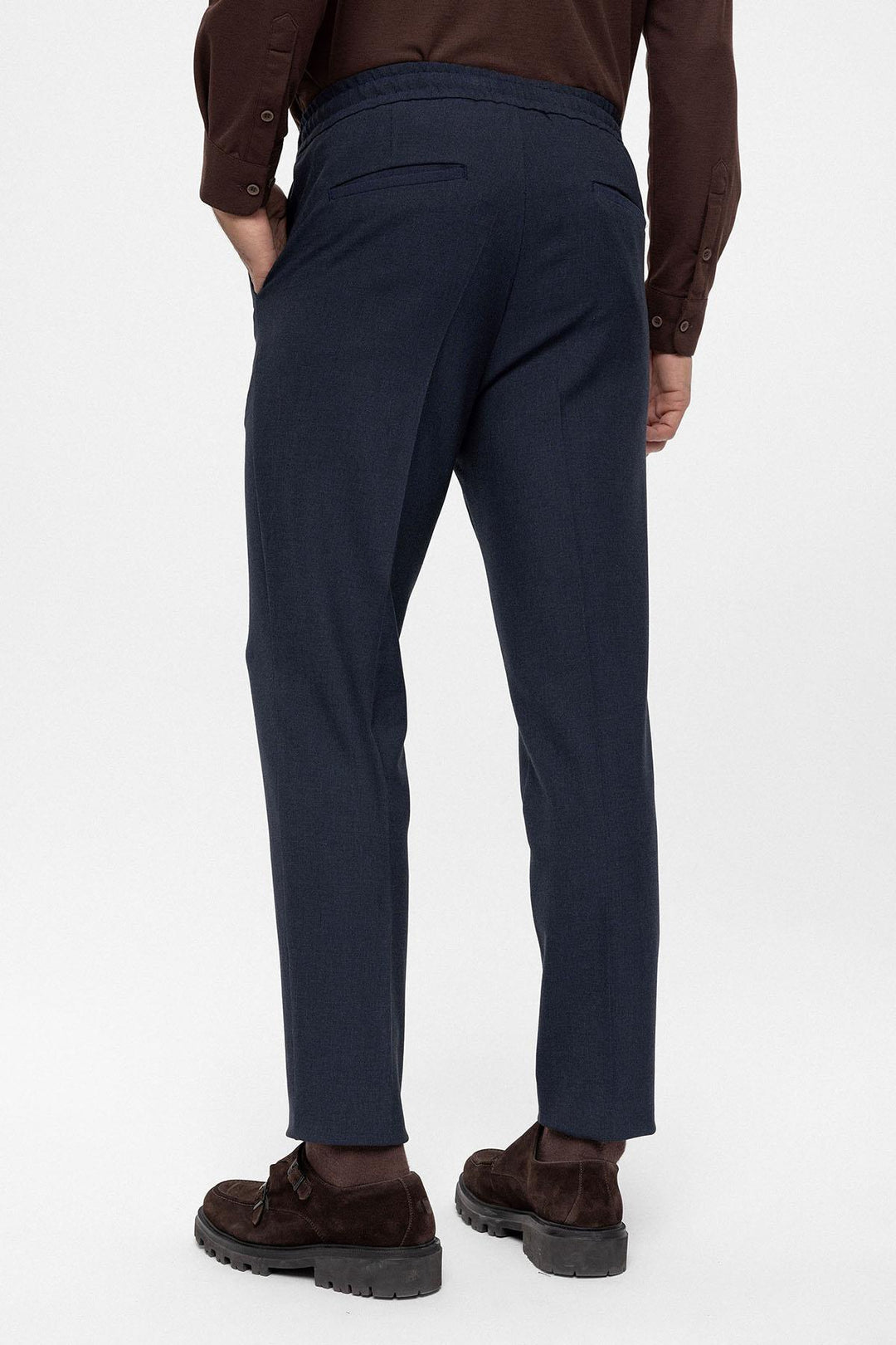 ANT Regular Fit Men's Trousers with Elastic Waist - Menifee