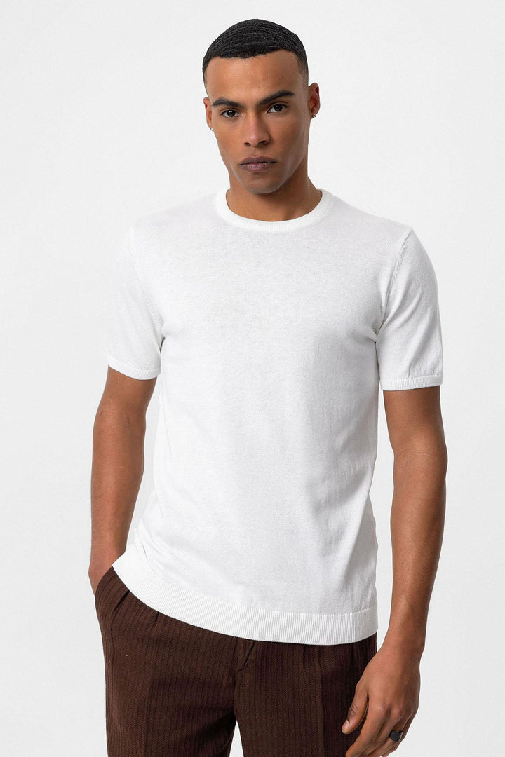 ANT Crew Neck Men's Knitwear T-Shirt - Miramar