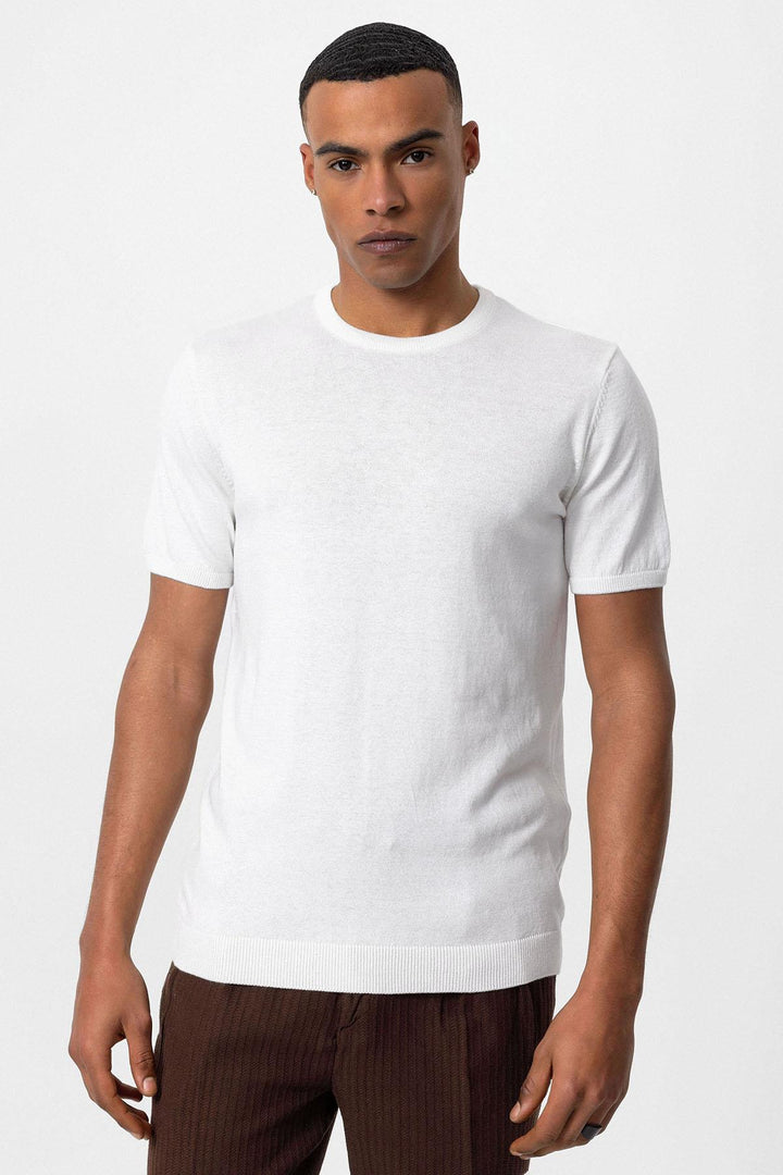 ANT Crew Neck Men's Knitwear T-Shirt - Miramar