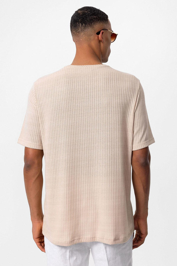 ANT Crew Neck Ribbed Men's T-Shirt - Antony