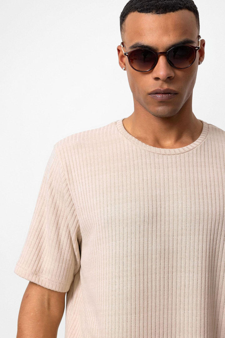 ANT Crew Neck Ribbed Men's T-Shirt - Antony