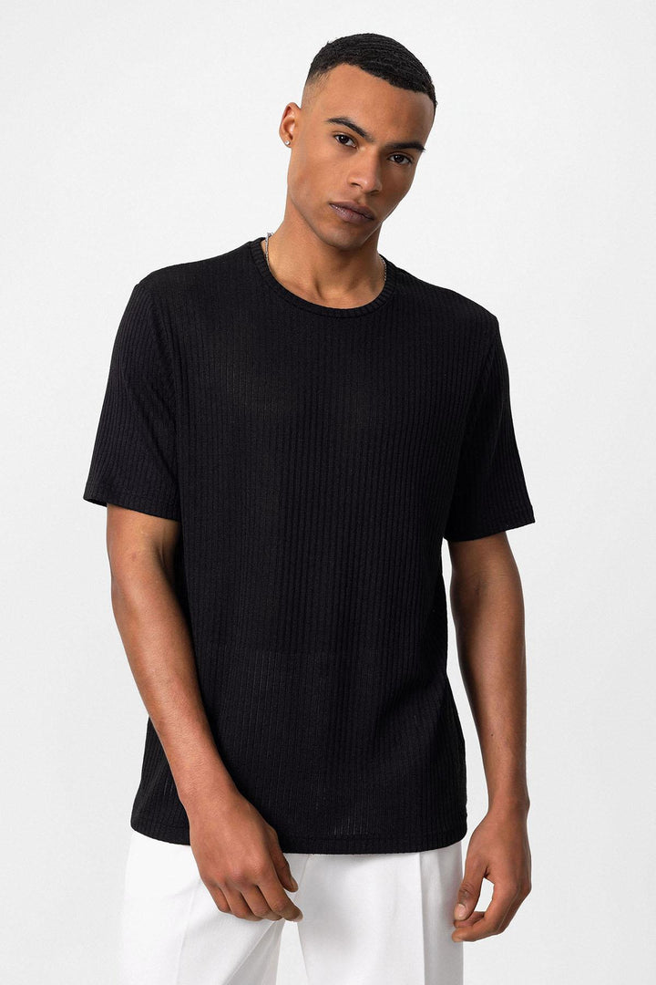 ANT Crew Neck Ribbed Men's T-Shirt - Brookline