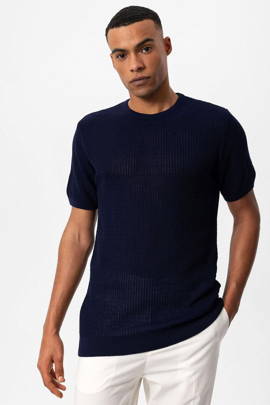 ANT Crew Neck Knitted Knitwear Men's T-Shirt - Kettering