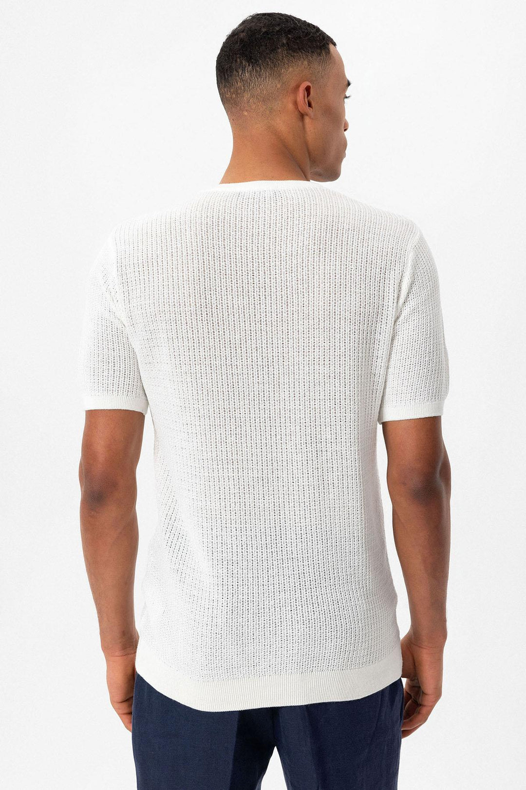 ANT Crew Neck Knitted Knitwear Men's T-Shirt - Nelson