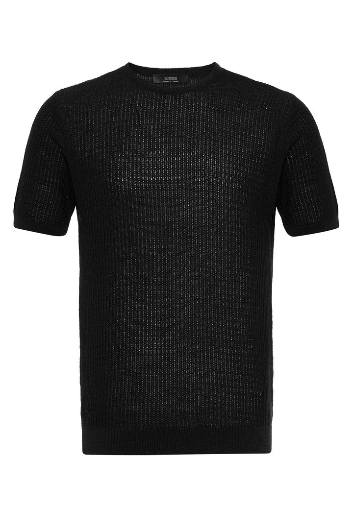 ANT Crew Neck Knitted Knitwear Men's T-Shirt - Tuxtla