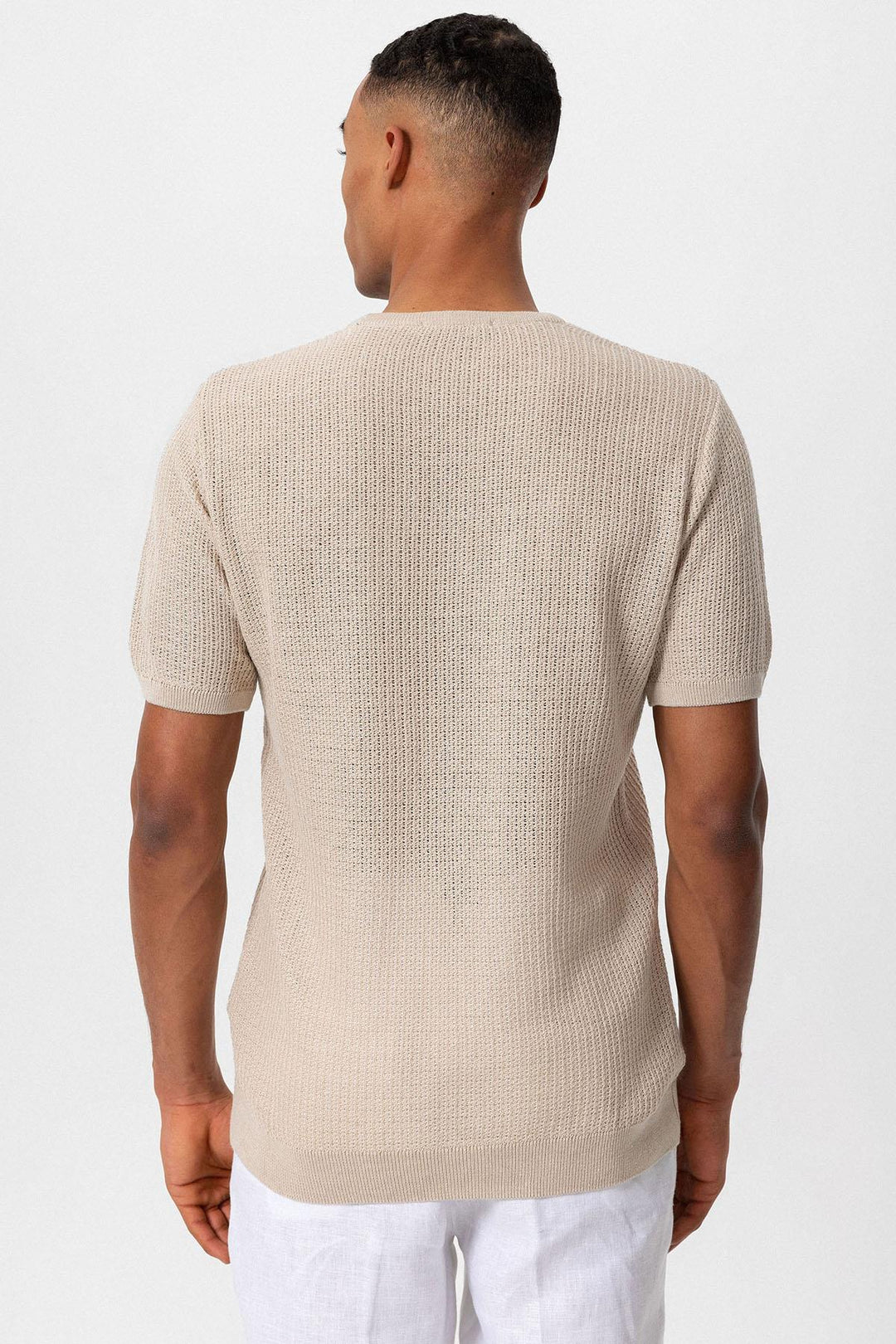 ANT Crew Neck Knitted Knitwear Men's T-Shirt - Marcq-en-Baroeul