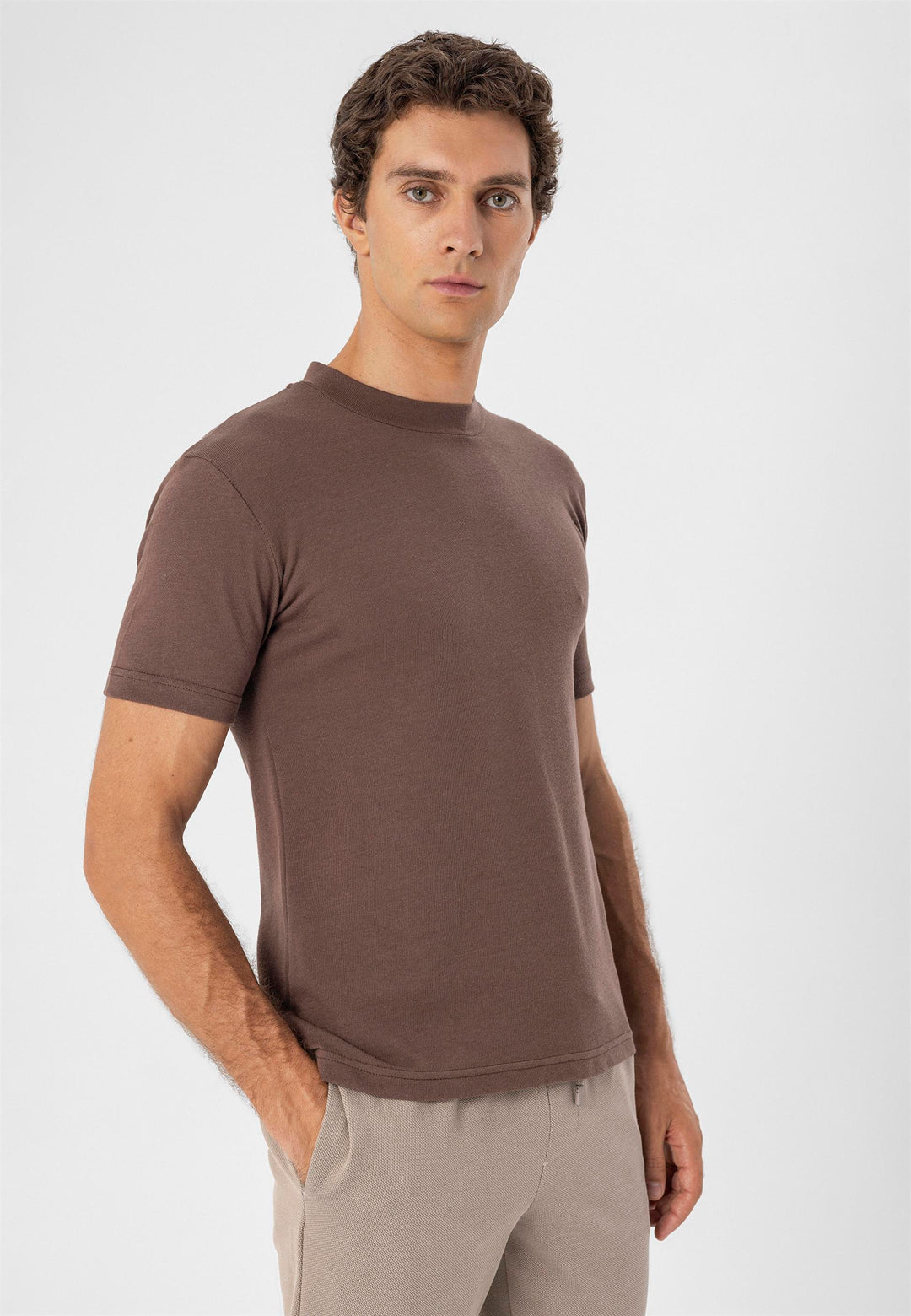 ANT Crew Neck Slim Fit T-Shirt - Ferrara