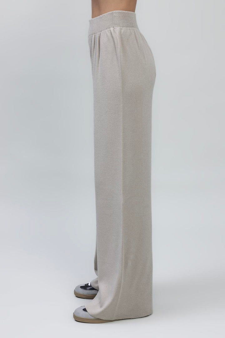 BSL Women Wide Leg Knit Pants - Aubagne