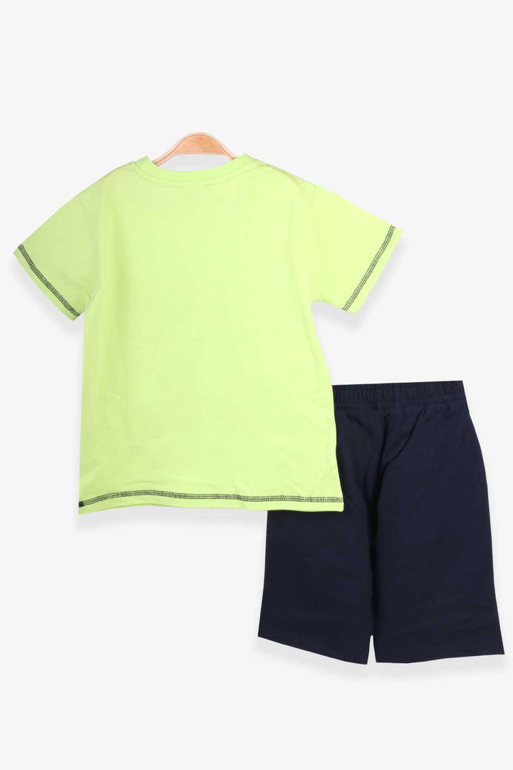 BRE Breeze Boys' Shorts Set Skateboard Printed 4-9 Years, Pistachio Green - Daly City