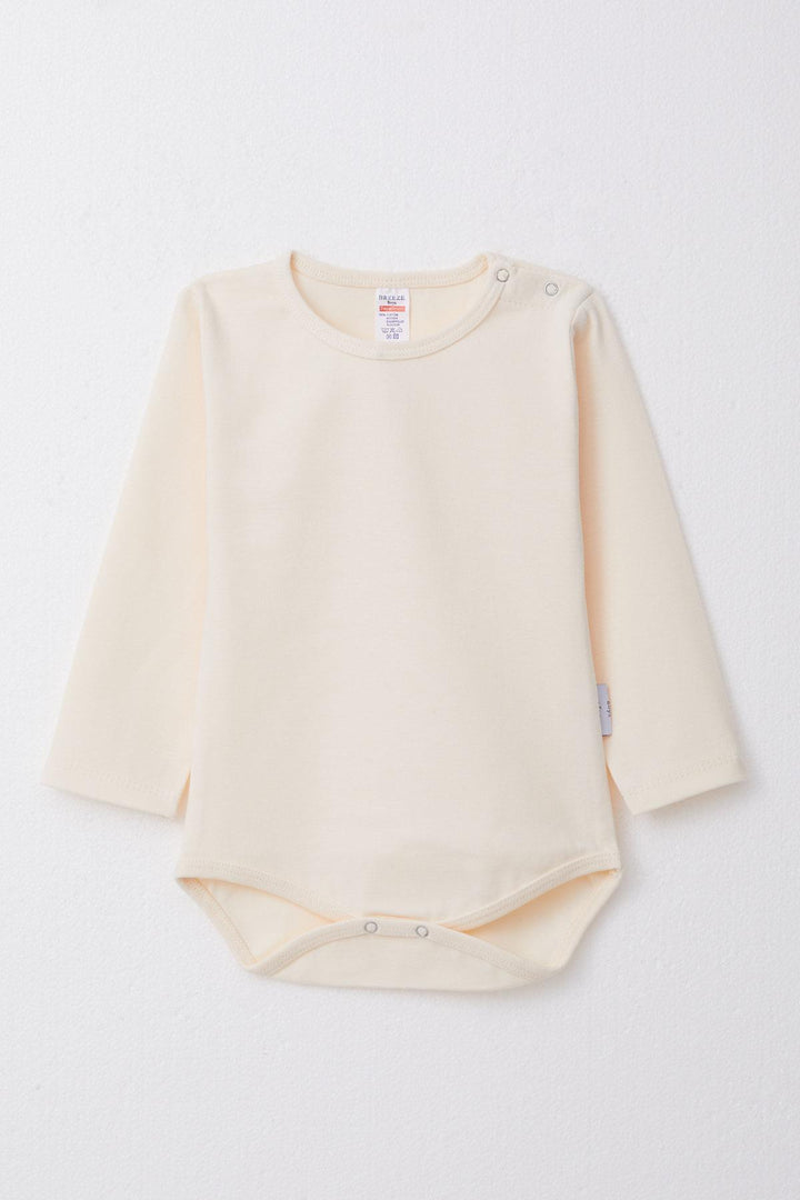 BRE Breeze Baby Boy Snap Bodysuit Basic 9 Months-3 Years, Cream - Northwich