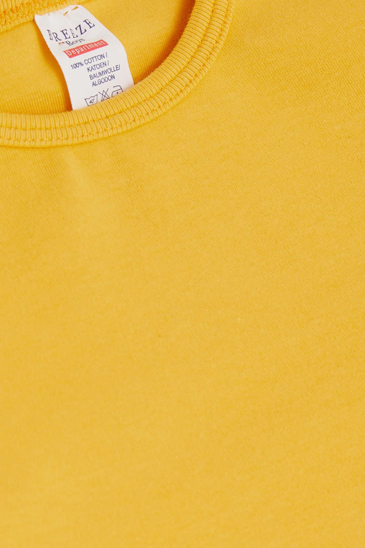 BRE Breeze Baby Boy Snap Bodysuit Basic 9 Months-3 Years, Yellow - Baldwin Park