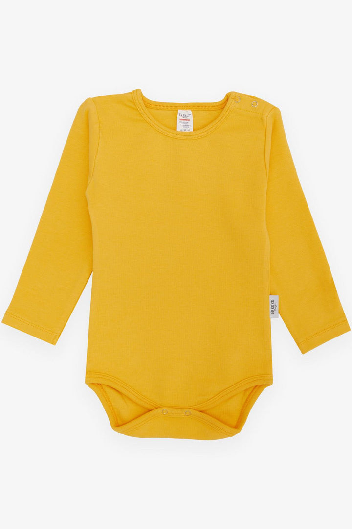 BRE Breeze Baby Boy Snap Bodysuit Basic 9 Months-3 Years, Yellow - Baldwin Park