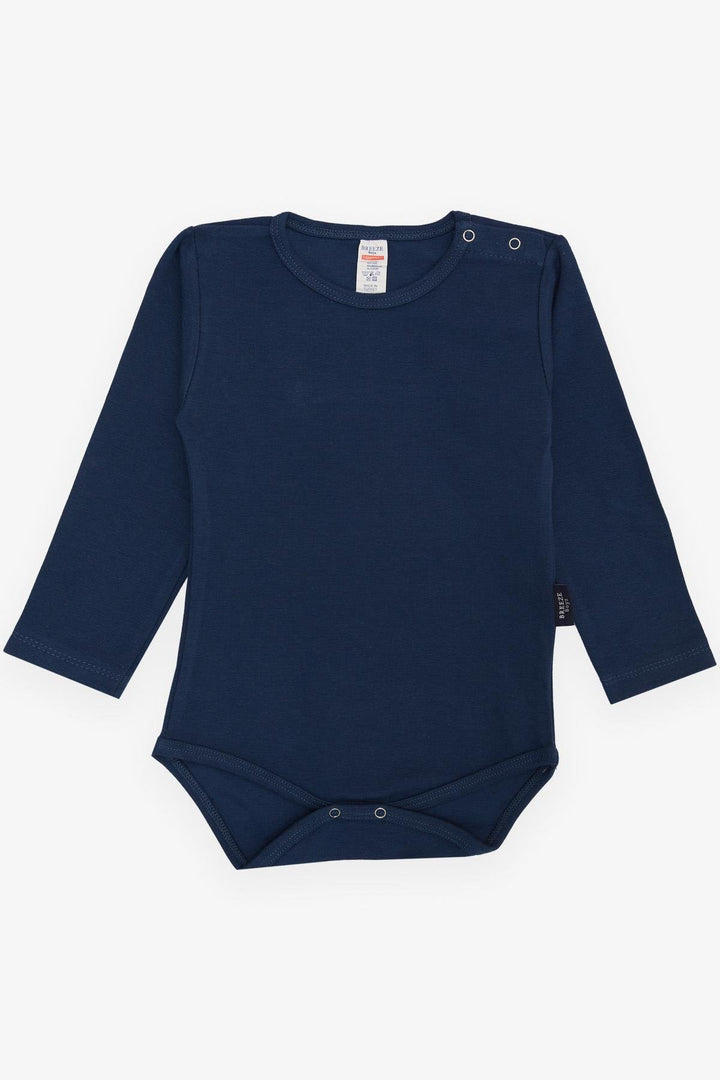 BRE Breeze Baby Boy Snap Bodysuit Basic 9 Months-3 Years, Dark Blue - Paterno