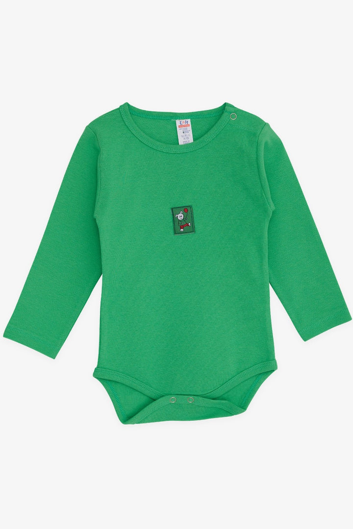 BRE Breeze Baby Boy Snap Bodysuit with Teddy Bear Print 9 Months-3 Years, Green - Wauwatosa