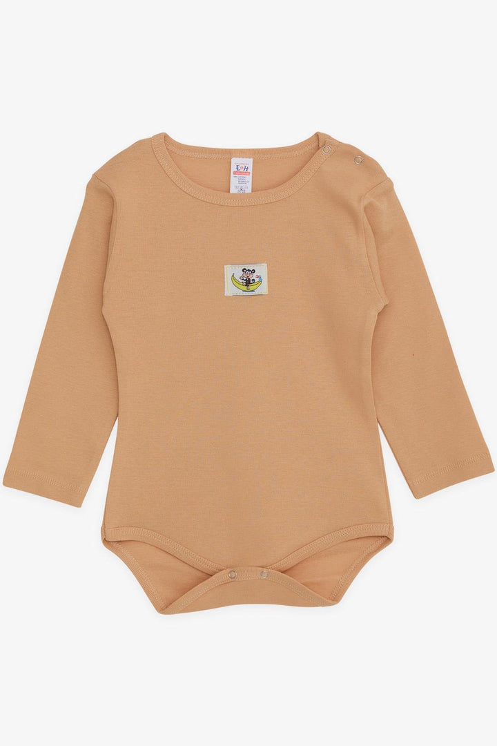 BRE Breeze Baby Boy Snap Bodysuit with Opossum Print 9 Months-3 Years, Light Brown - Medicine Hat