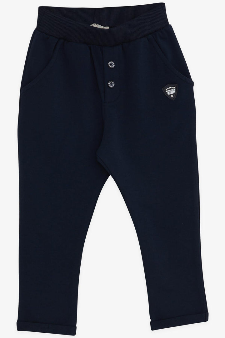 BRE Breeze Baby Boy Sweatpants Armalı Basic 9 Months-3 Years, Navy Blue - Albi