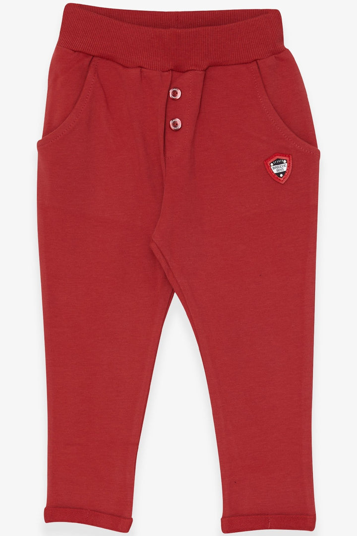 BRE Breeze Baby Boy Sweatpants Armalı Basic 9 Months-3 Years, Terracotta - Oro Valley