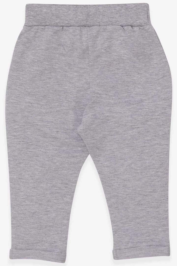 BRE Breeze Baby Boy Sweatpants Armalı Basic 9 Months-3 Years, Light Grey Melange - Bensalem