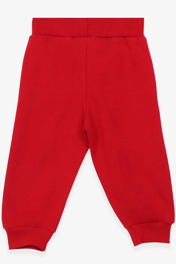 BRE Breeze Baby Boy Sweatpants Printed with Pockets 9 Months-3 Years, Red - Zihuatanejo