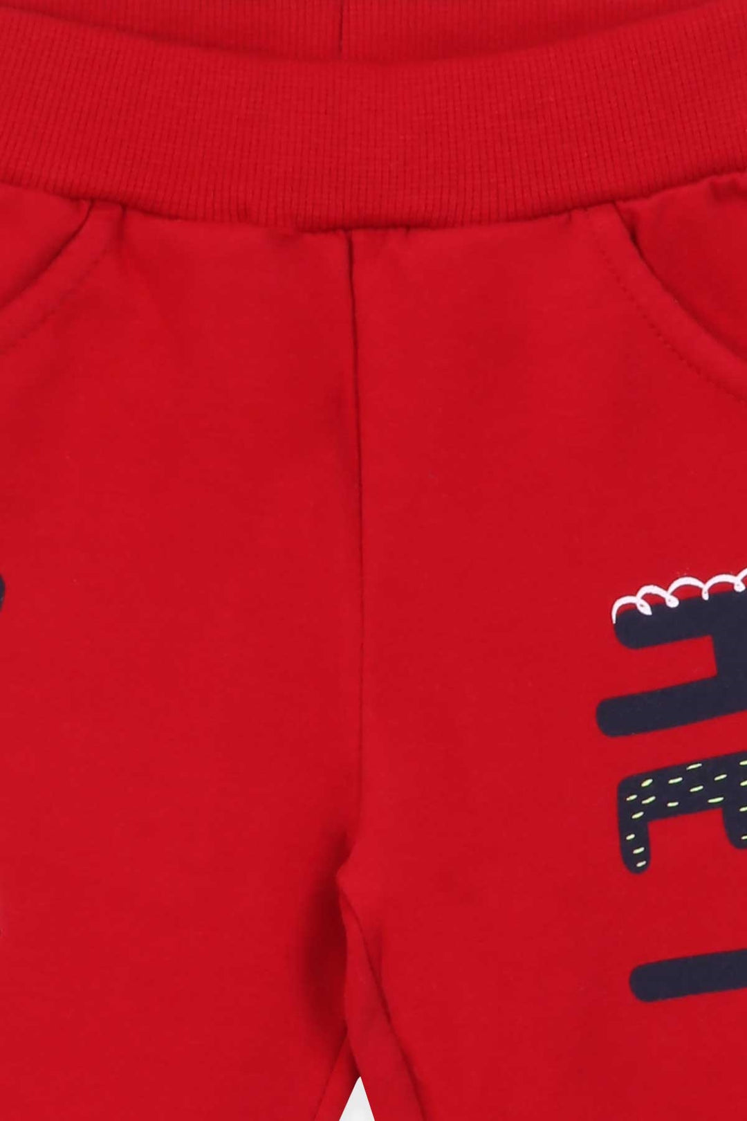 BRE Breeze Baby Boy Sweatpants Printed with Pockets 9 Months-3 Years, Red - Zihuatanejo