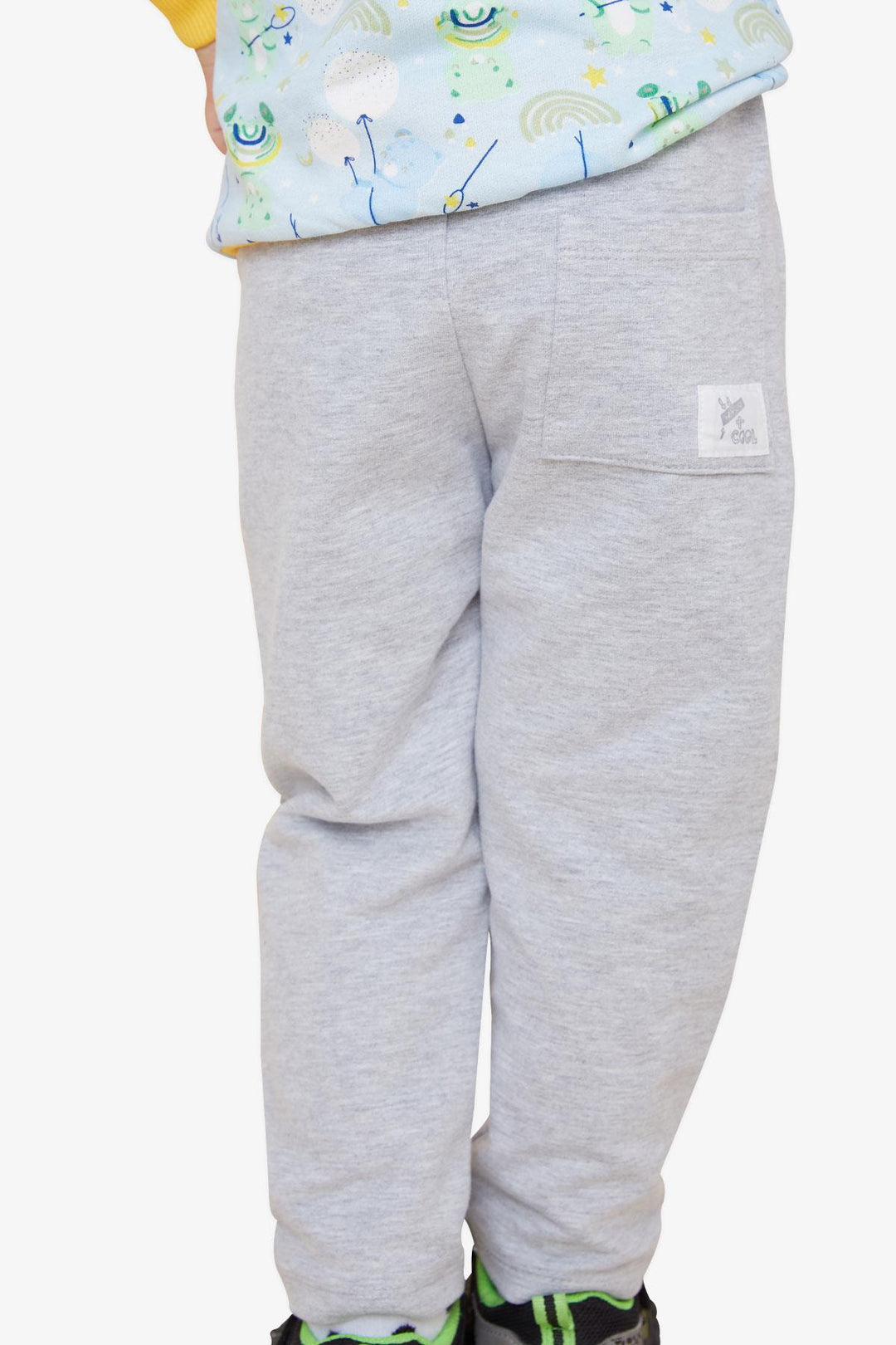 BRE Breeze Boys' Sweatpants with Pocket 1-4 Years, Light Grey Melange - Jiquílpan de Juárez