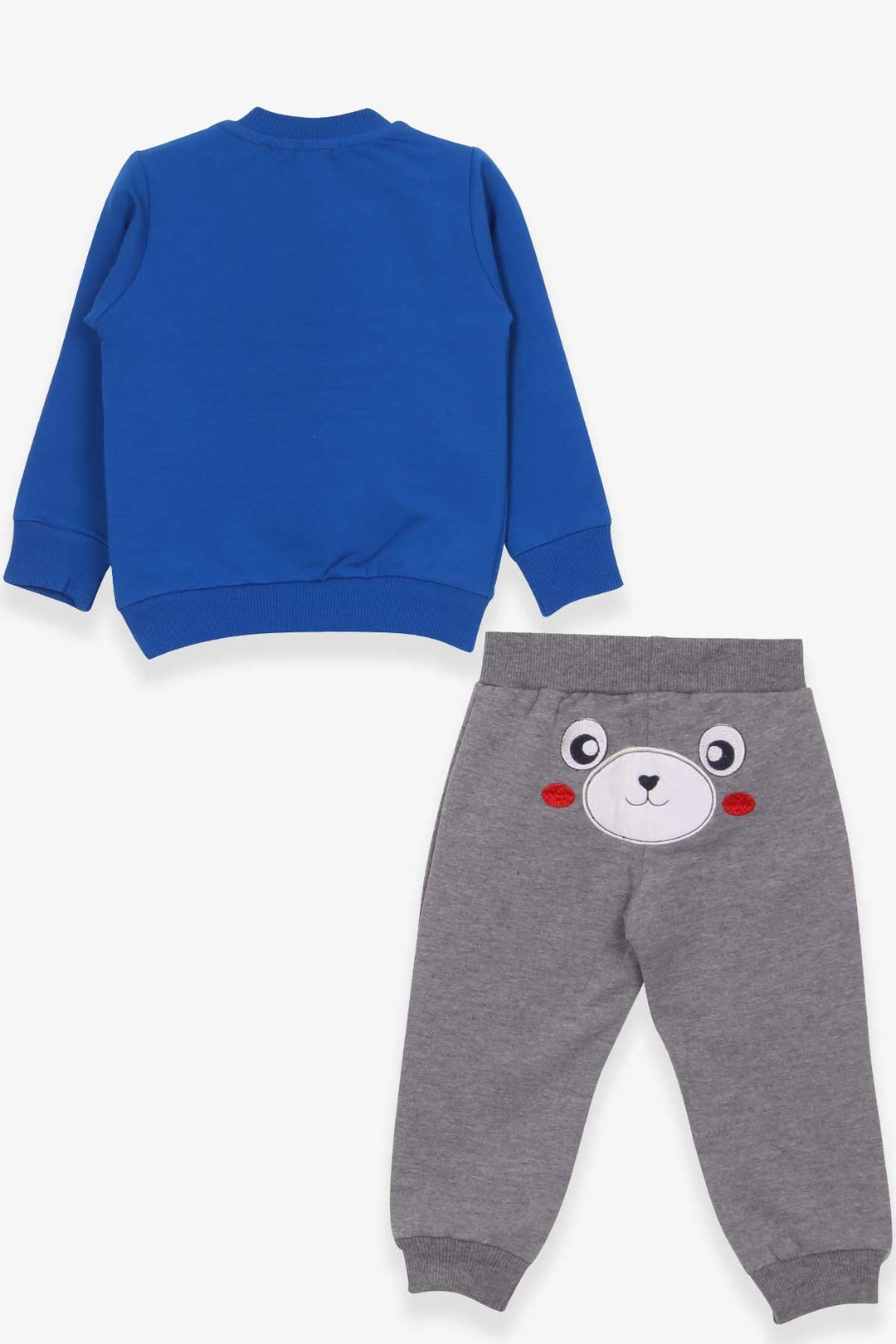 BRE Breeze Baby Boy Tracksuit with Bear Embroidery 9 Months-3 Years, Sky Blue - Modena