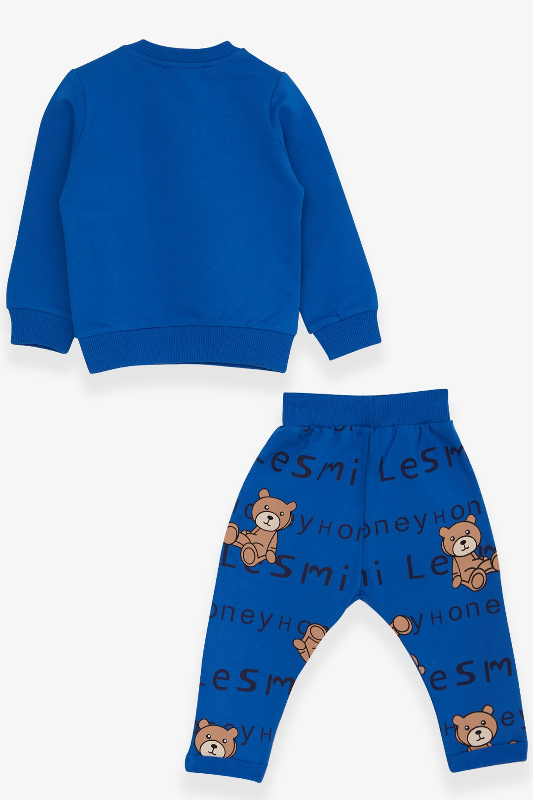 BRE Breeze Baby Boy Tracksuit with Bear Print 9 Months-3 Years, Sky Blue - Bunbury