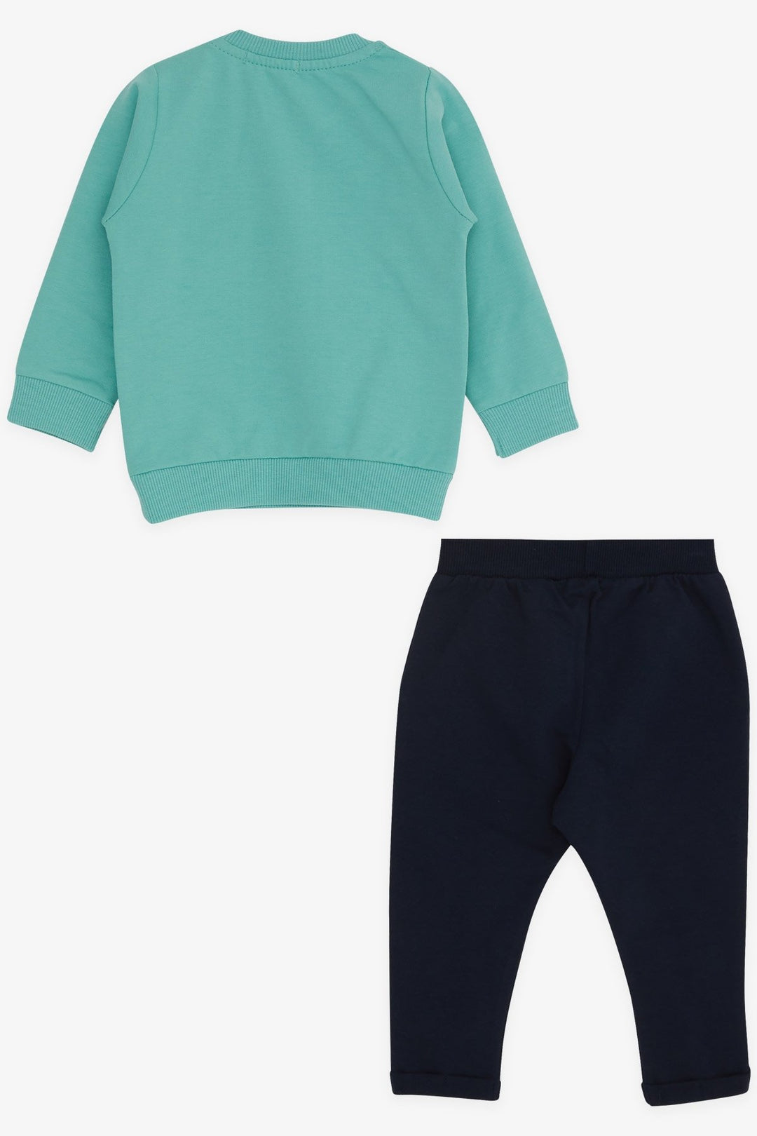 BRE Breeze Baby Boy Tracksuit with Dinosaur Embroidery 6 Months-2 Years, Mint Green - Doetinchem