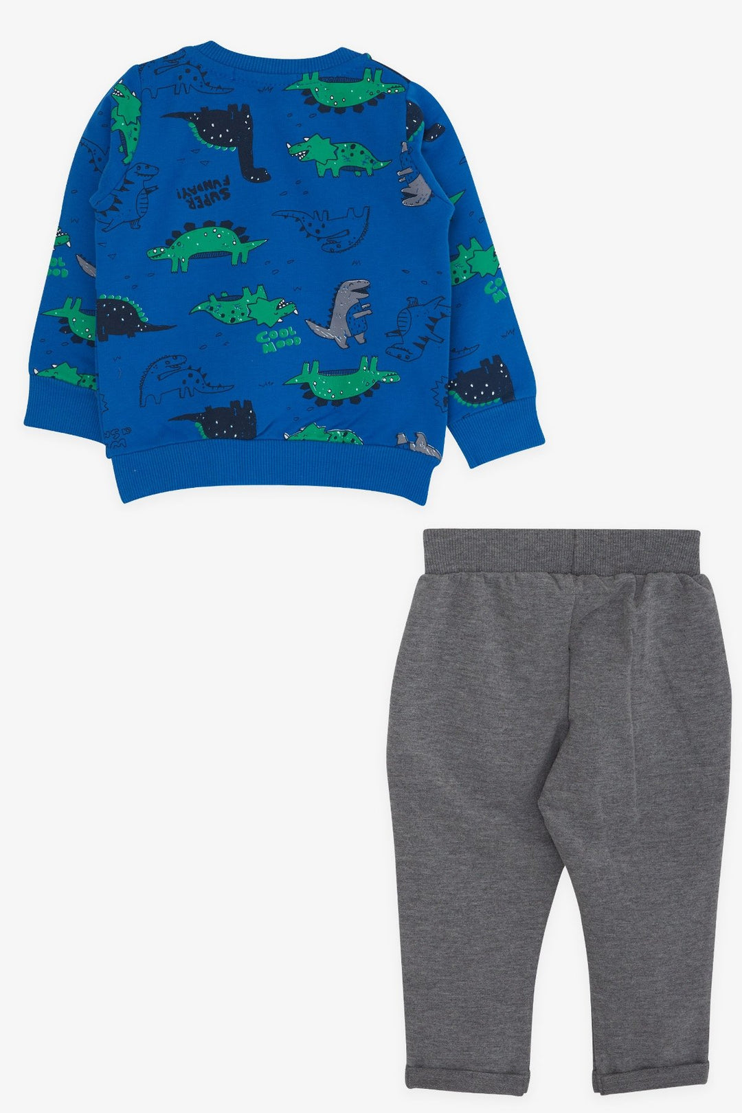 BRE Breeze Baby Boy Tracksuit with Dinosaur Print 9 Months-3 Years, Blue - Jerez de la Frontera