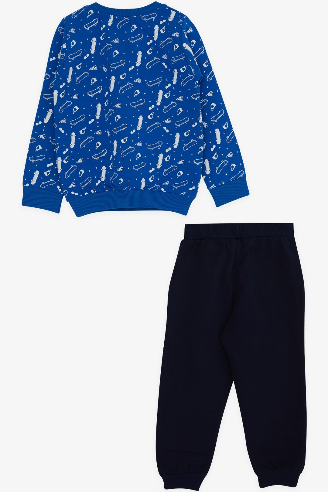 BRE Breeze Baby Boy Tracksuit Skater Child Patterned 9 Months-3 Years, Saxe Blue - Johnson City