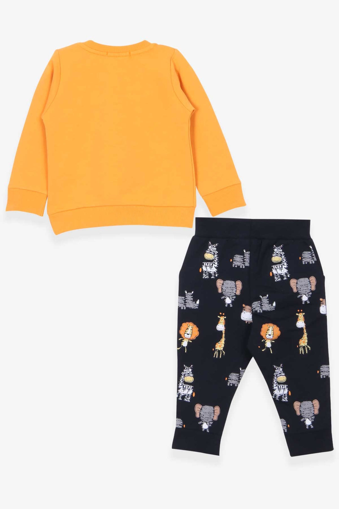 BRE Breeze Baby Boy Tracksuit Safari Printed 9 Months-3 Years, Mustard Yellow - Adelanto