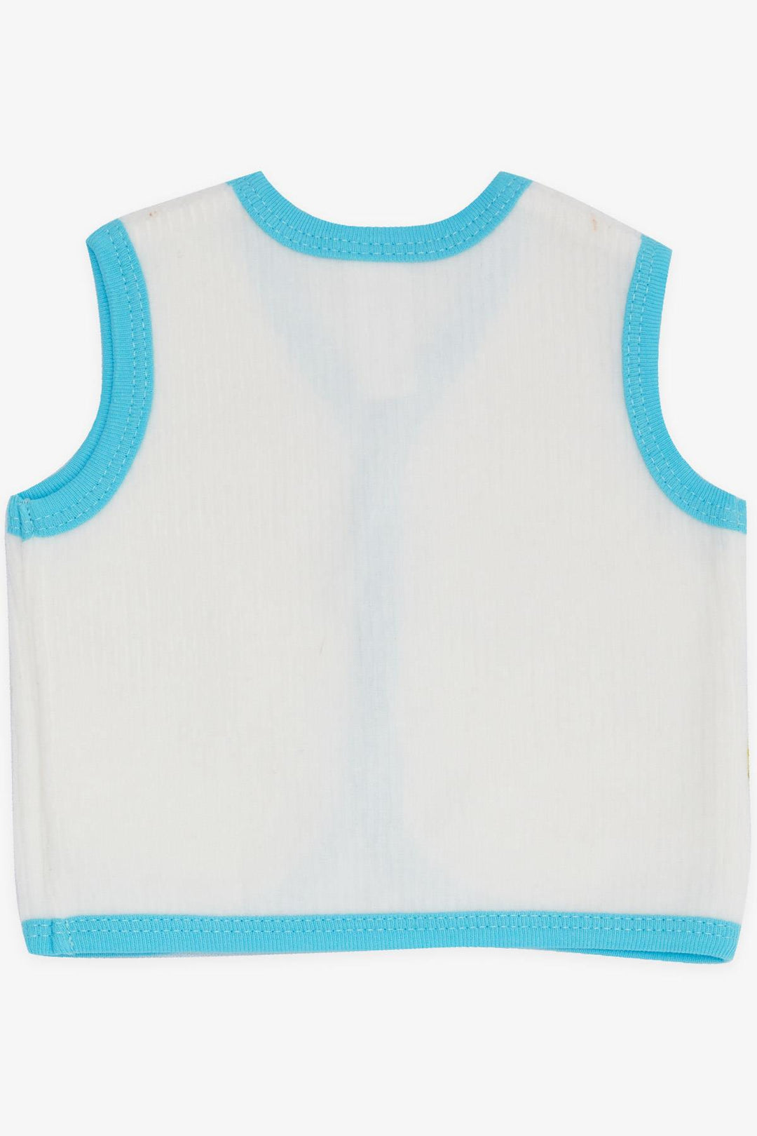 BRE Breeze Baby Boy Velvet Vest Buttoned 0-3 Months-9 Months, White - Port Coquitlam