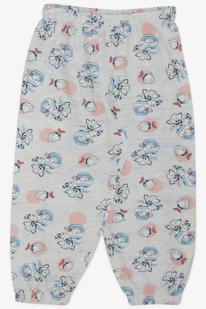 BRE Breeze Baby Boy Pajama Set Friendship Themed 9 Months-3 Years, Ice Blue - Zamora