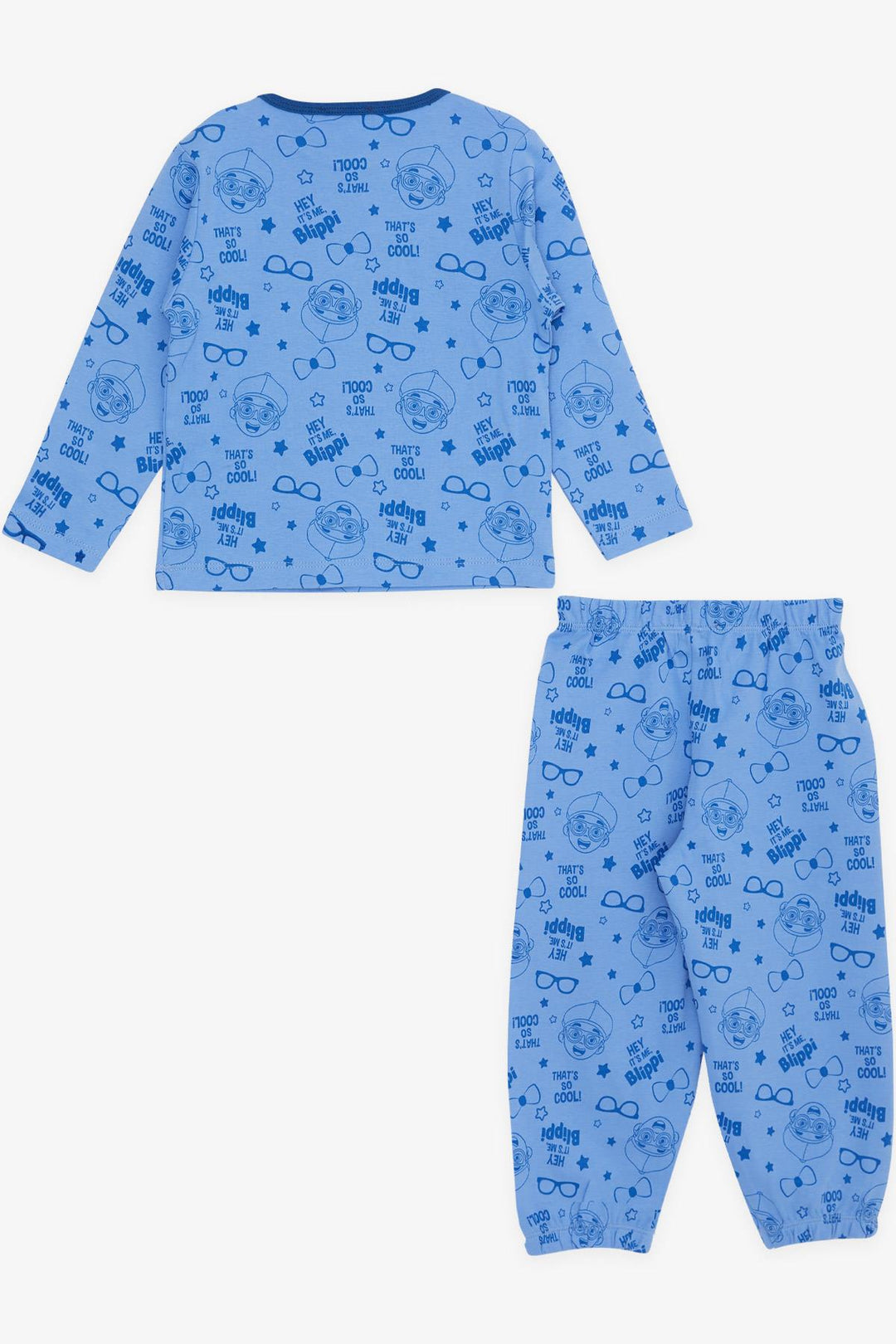 BRE Breeze Girls & Boys Baby Boy Pajama Set Cool Kids Patterned 9 Months-3 Years, Blue - Melle