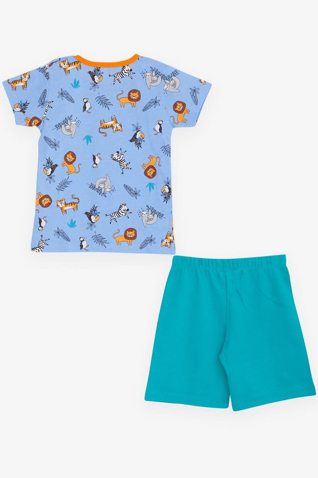 BRE Breeze Girls & Boys Baby Boy Pajama Set Animal Kingdom Themed 9 Months-3 Years, Blue - Zaanstad