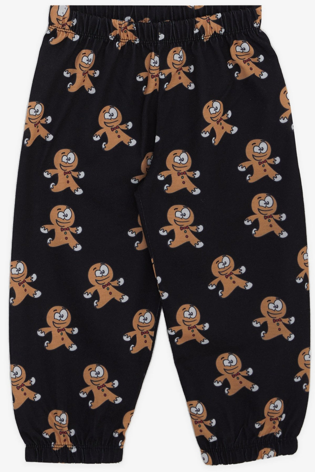 BRE Breeze Baby Boy Pajama Set Cheerful Cookie Patterned 9 Months-3 Years, Black - Montemorelos