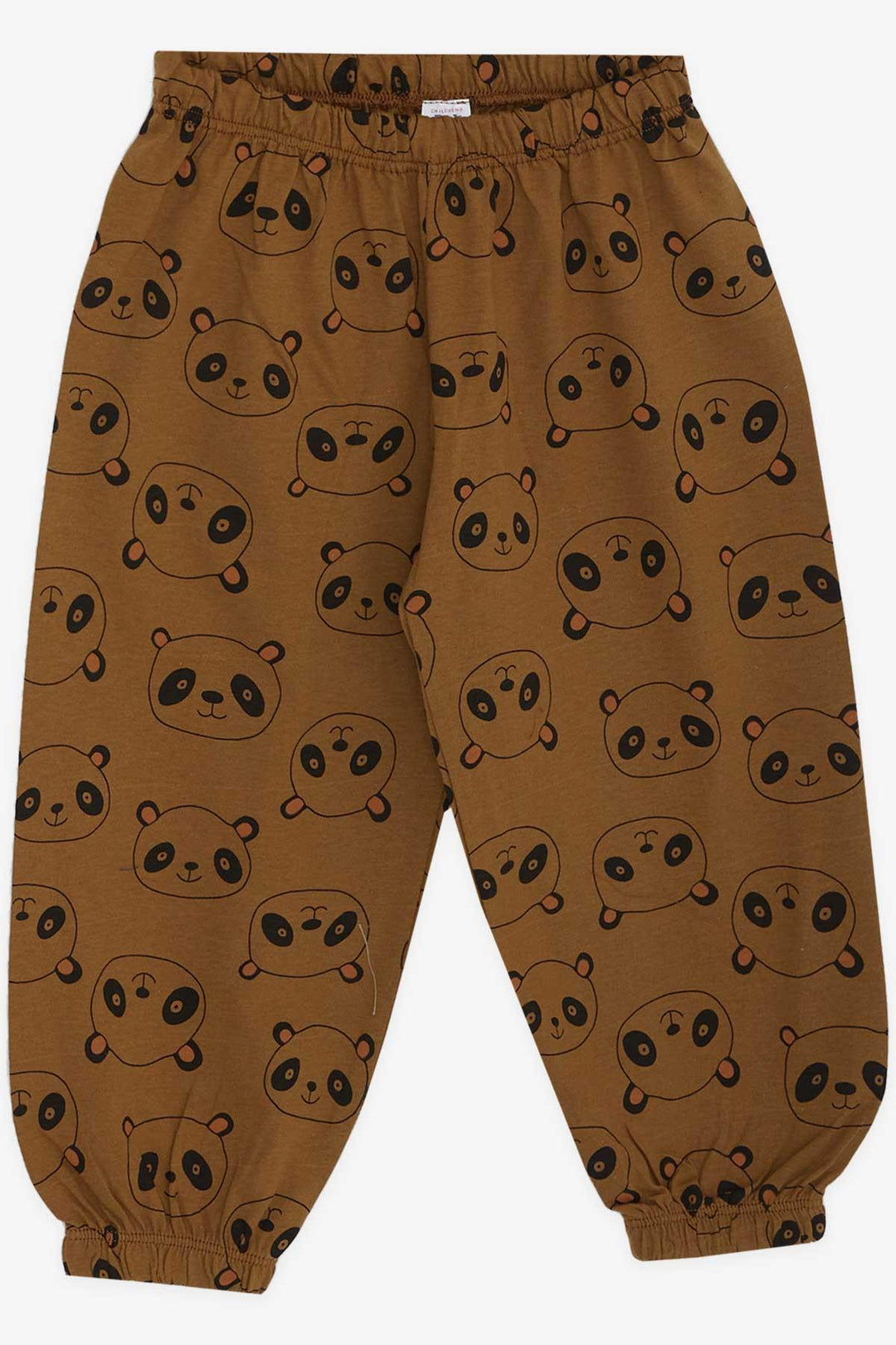 BRE Breeze Baby Boy Pajama Set Panda Patterned 9 Months-3 Years, Light Brown - Bamberg