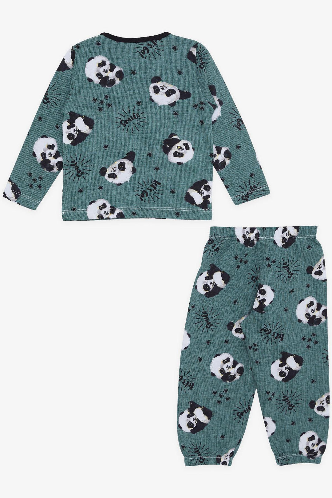 BRE Breeze Girls & Boys Baby Boy Pajama Set Cute Panda Patterned 9 Months-3 Years, Mint Green - Cookeville