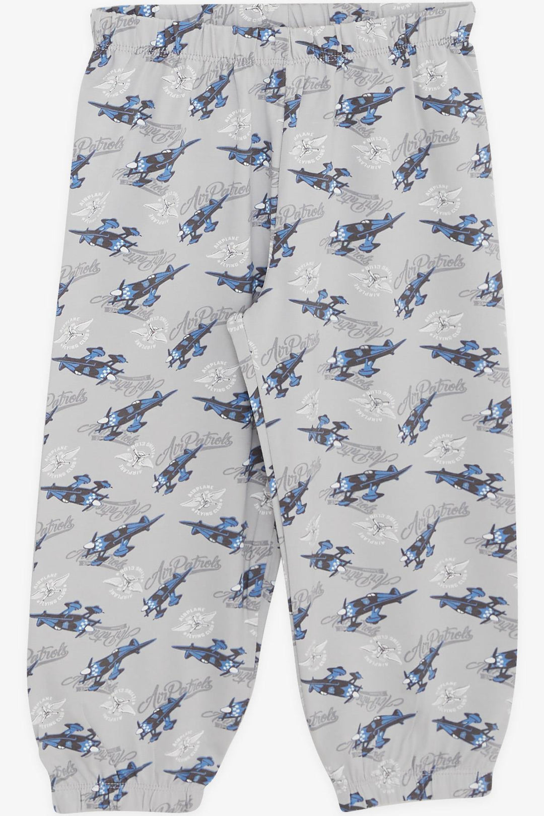 BRE Breeze Girls & Boys Baby Boy Pajama Set with Airplane Pattern 9 Months-3 Years, Gray - Apeldoorn