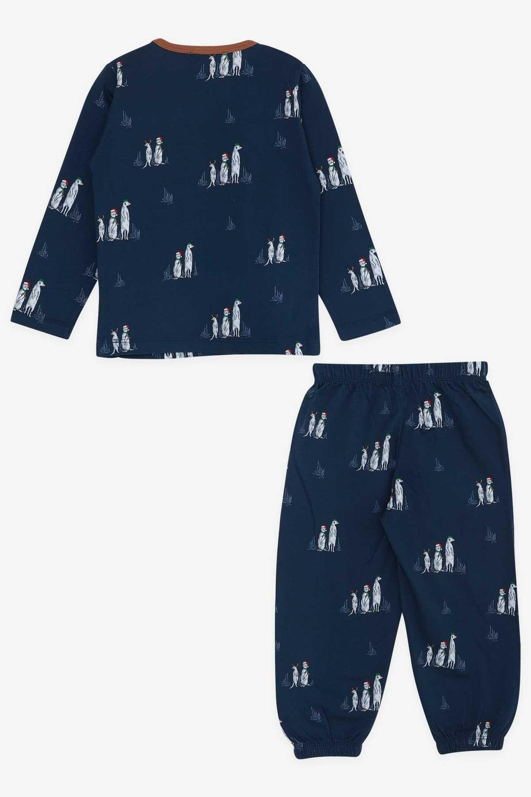 BRE Breeze Baby Boy Pyjama Set New Year's Theme 9 Months-3 Years, Navy Blue - Sacramento