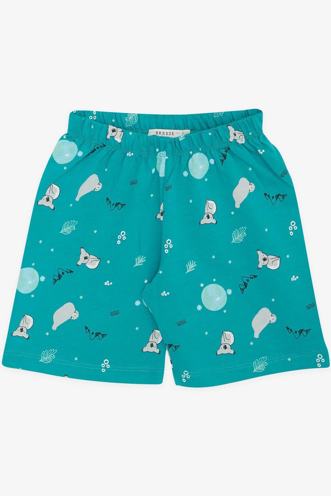 BRE Breeze Girls & Boys Baby Boy Short Pyjama Set with Koala Pattern 9 Months-3 Years, Petrol Green - Greece